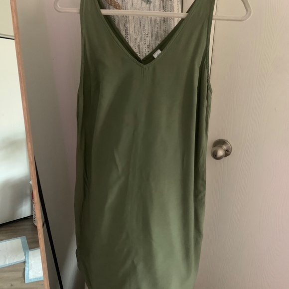 olive green dress - Picture 3 of 4